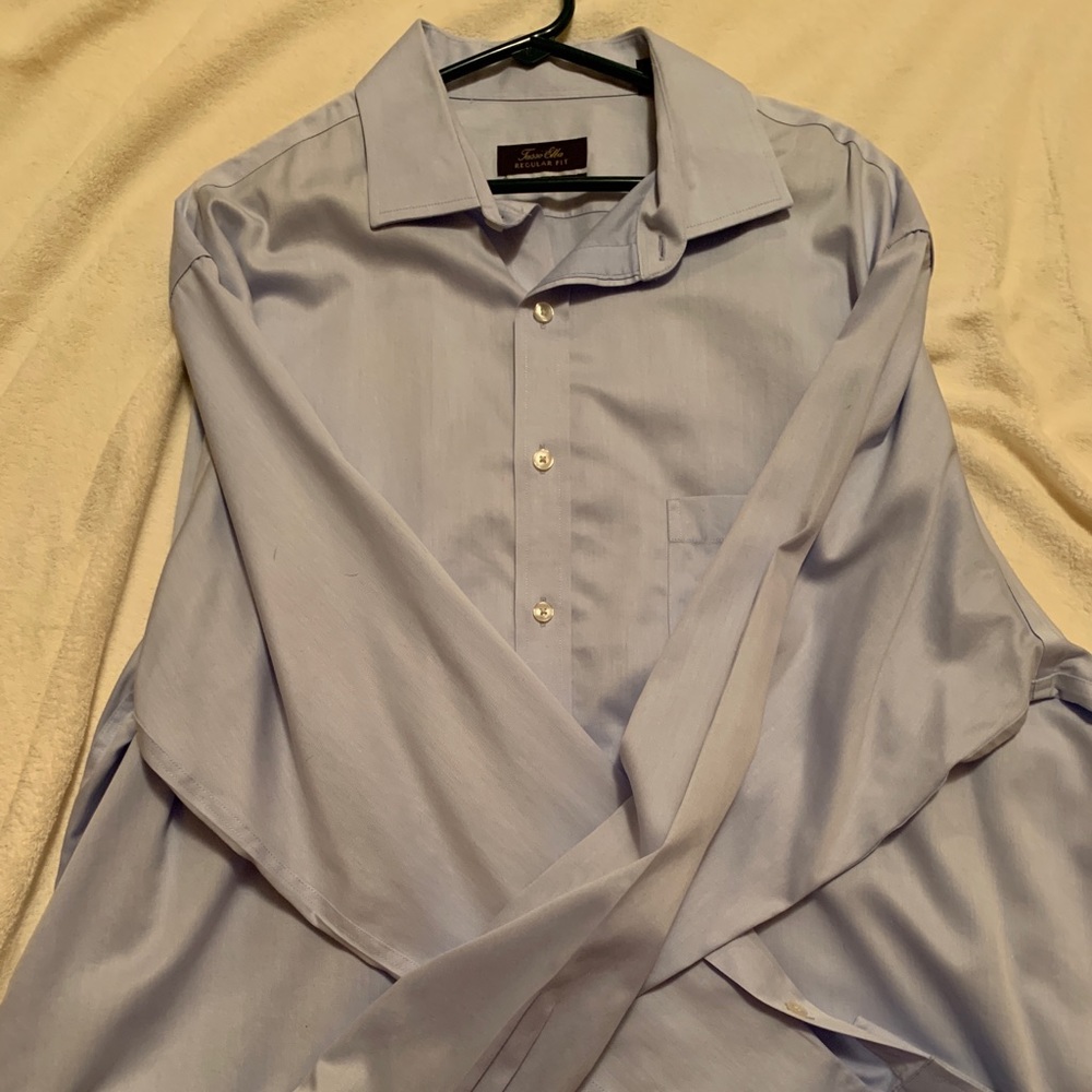 Tasso Elba French Cuff Dress Shirt (17.5x36/37)